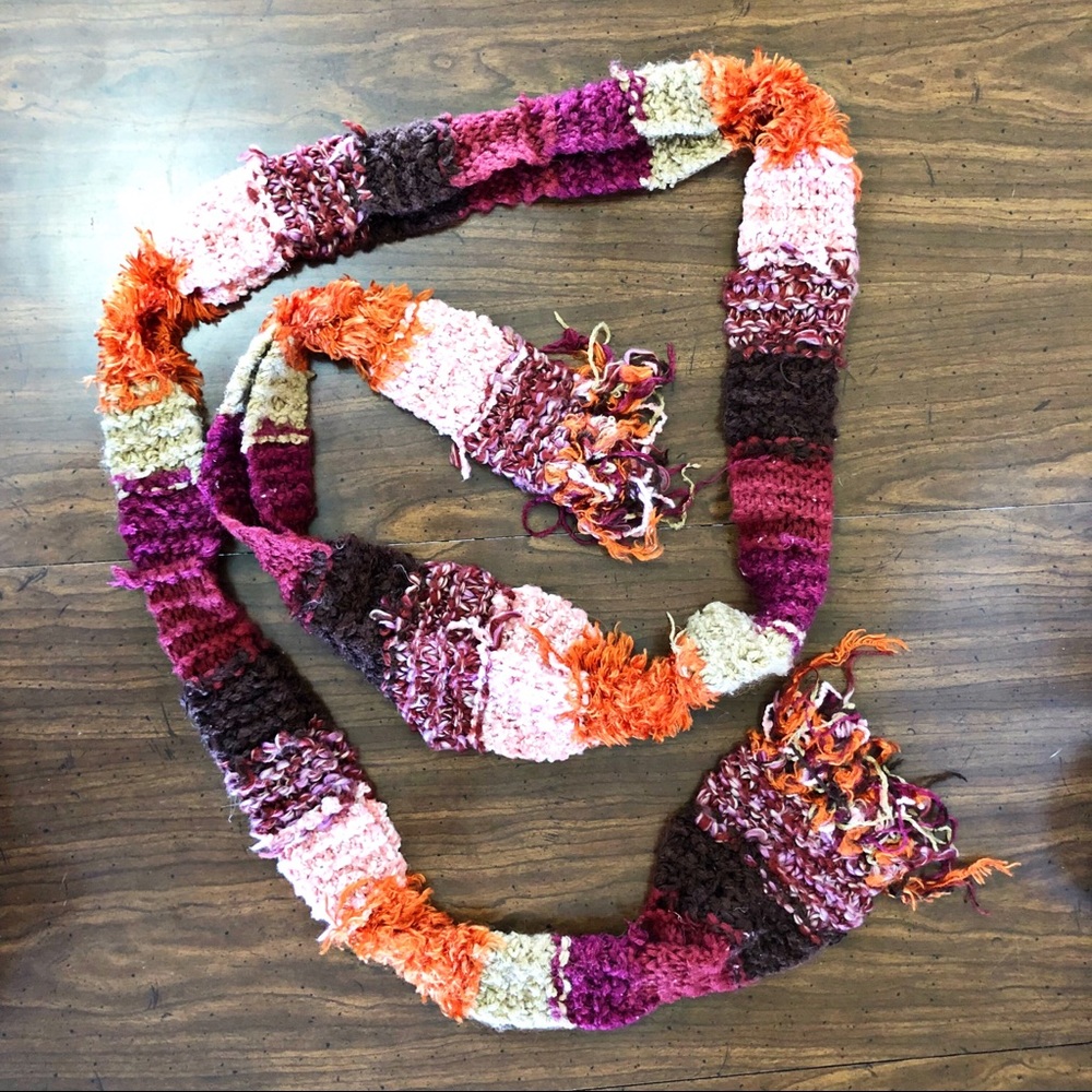 Colorful Patchwork Scarf - Picture 3 of 4